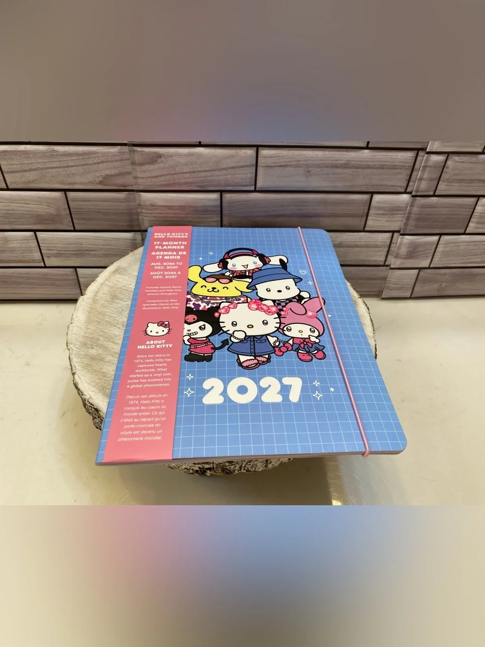 Hello Kitty & Friends ❤️  Monthly 17 months Planner Aug 2026 to Dec 2027 NWT